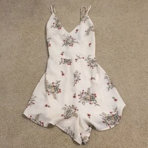LUSH Floral Romper
